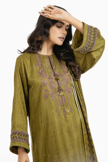 Alkaram FW-19.1-22-Green Winter Collection 2022 Online Shopping